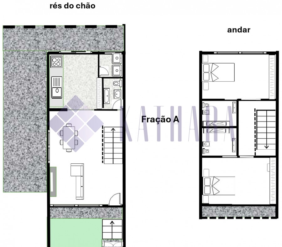 Moradia V2 - Três frentes